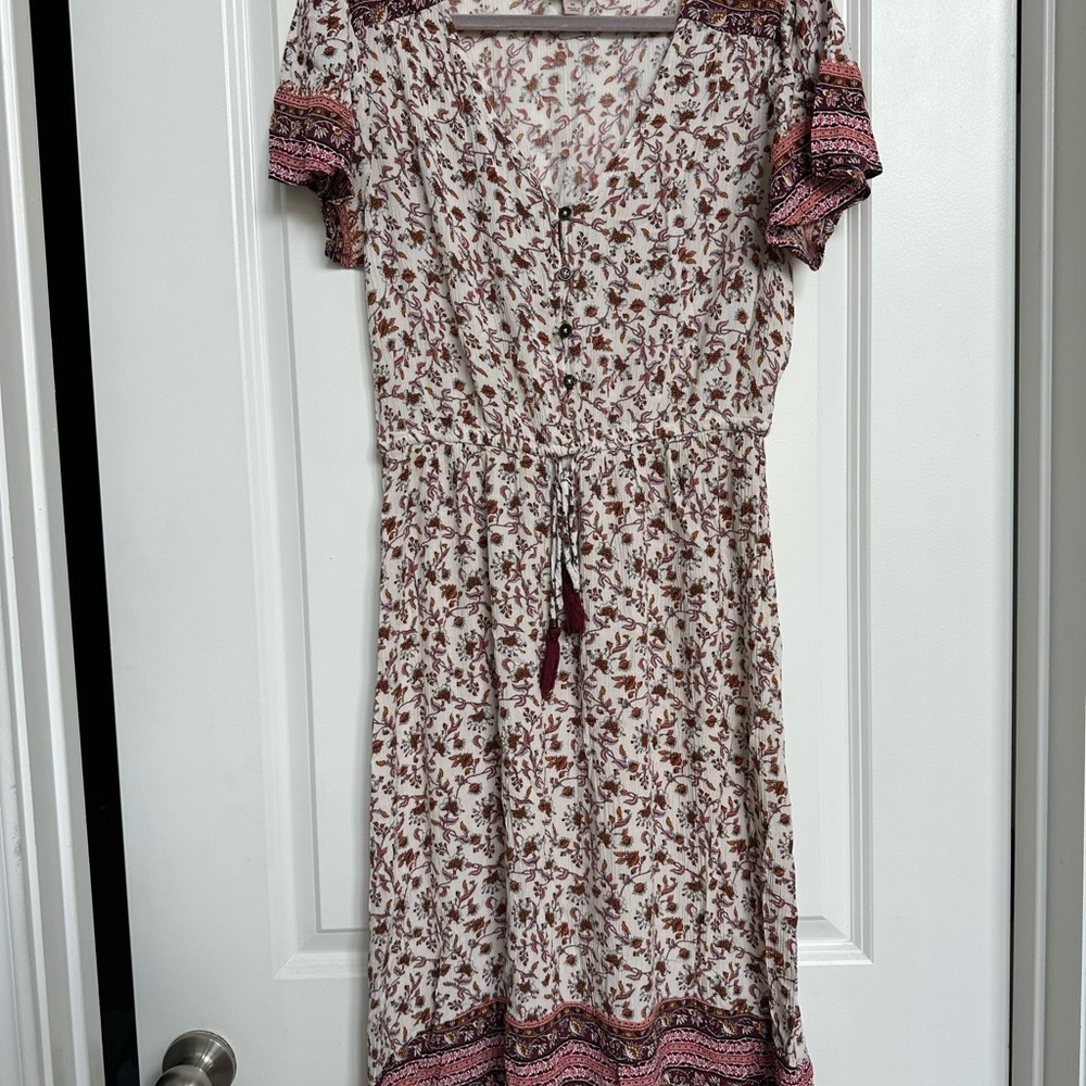 Knox Rose White Flutter Sleeve Midi Sundress